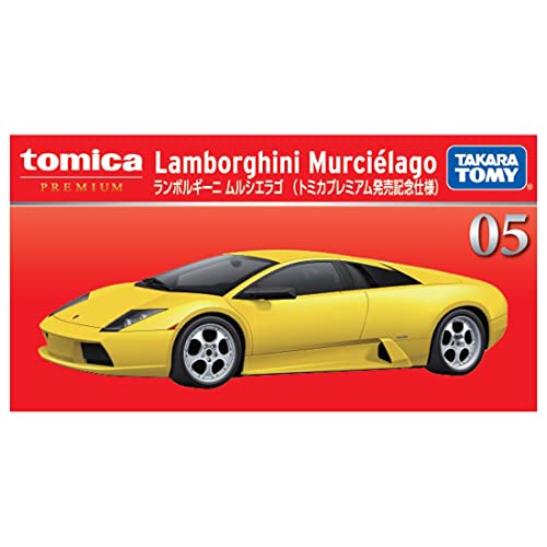 タカラトミー トミカプレミアム 05 ランボルギーニ ムルシエラゴ (トミカプレミアム発売記念仕様) ミニカー おもちゃ 3歳以上 - BanzaiHobby