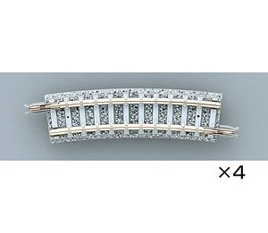 Fine Track Curved PC Tracks C243-15-PC F Set of 4