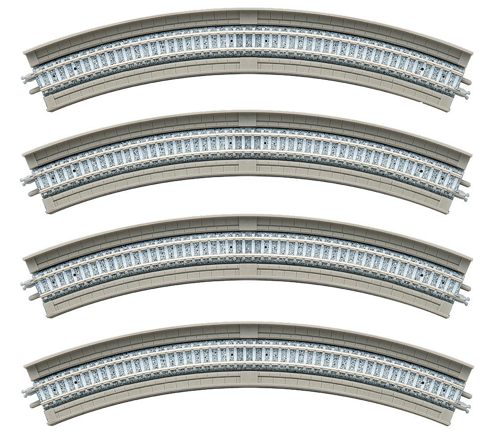 Fine Track Overhead Curved PC Tracks HC317-45-PC (F) Set of 4