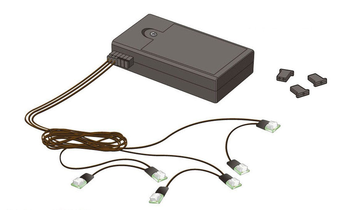 Battery-Powered Flashing Chip-Type LED Lighting Kit : Yellow 3