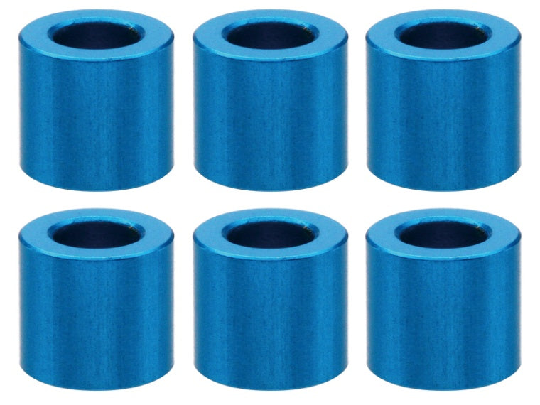 SGX-950TB Aluminum M3 Collar 5.0t (TAMIYA Blue)6 pcs.