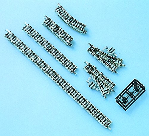Fine Track Mini Rail Set Points Set Track Layout MB