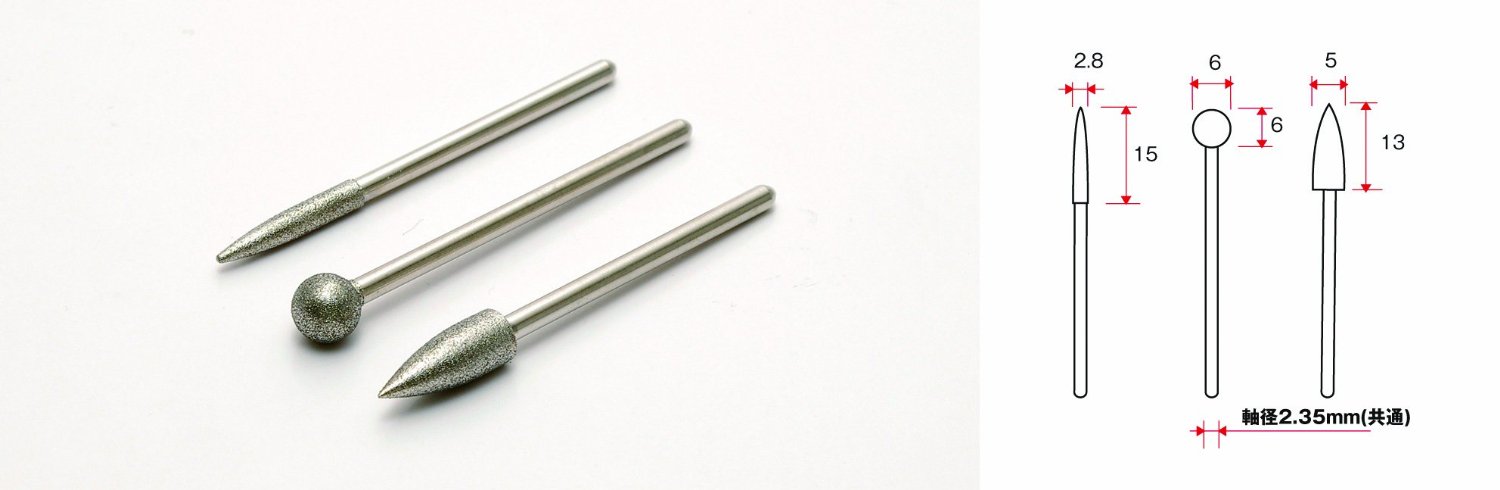 HT-189 Diamond Bit Set B 3pcs