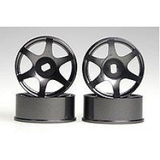 MDH200GM 6 Spoke Gun Metal Wheel Set 4pcs