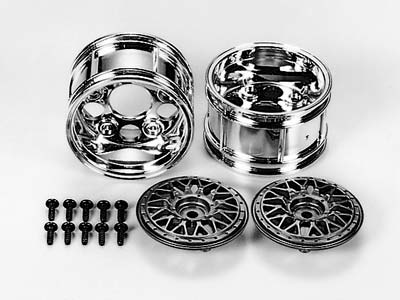 Tamiya RC 2-Piece Wide Mesh Wheels