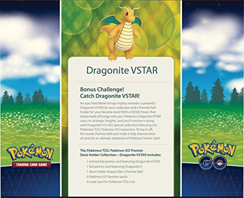ポケモンカードゲーム:ポケモンGO プレミアデッキホルダーコレクション ドラゴナイト VSTAR - BanzaiHobby