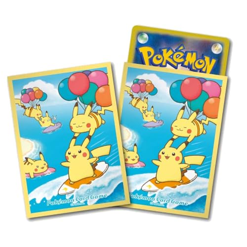 ポケモンカードゲーム デッキシールド なみのりピカチュウ&そらをとぶピカチュウ - BanzaiHobby