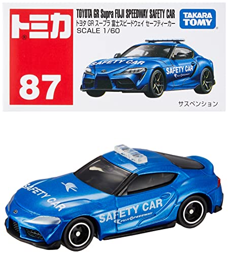 タカラトミー『 トミカ No.87 トヨタ GR スープラ 富士スピードウェイ セーフティーカー 箱 』 ミニカー 車 おもちゃ 3歳以上 箱入り 玩具安全基準合格 STマーク認証 TOMICA TAKARA TOMY - BanzaiHobby