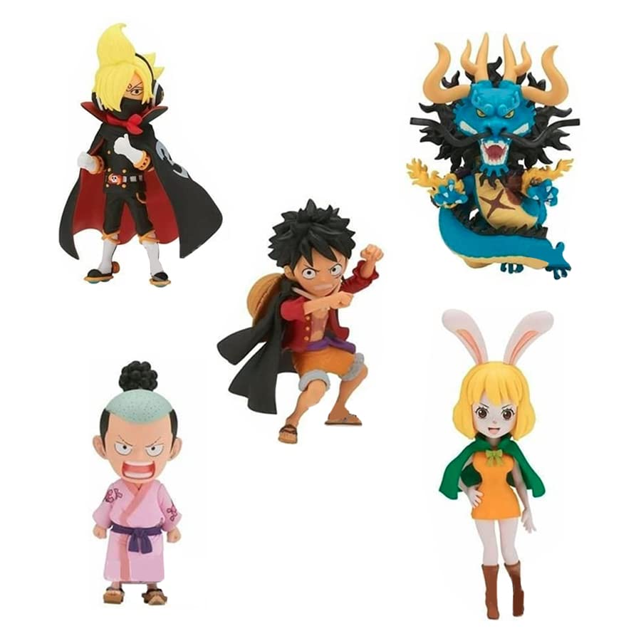 ワンピース ワールドコレクタブルフィギュア ワノ国 鬼ヶ島編3 全5種セット - BanzaiHobby