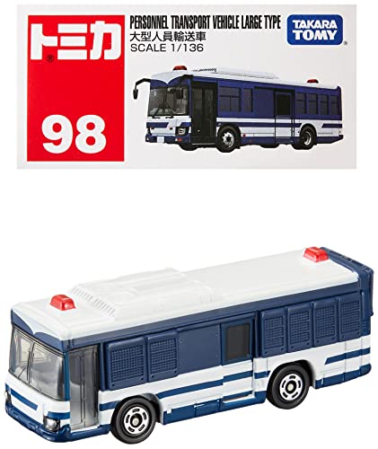 タカラトミー トミカ No.98 大型人員輸送車 (箱) ミニカー おもちゃ 3歳以上 - BanzaiHobby