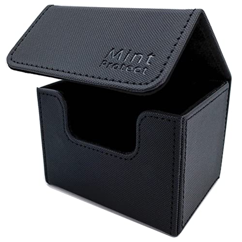 Mint Protect デッキケース サイドローダー 100 ポケカ カードケース (ブラック) - BanzaiHobby