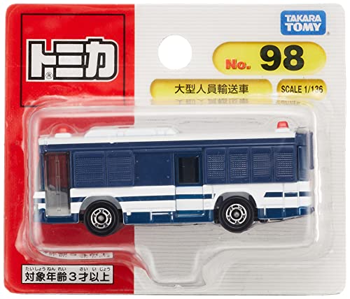 タカラトミー トミカ No.98 大型人員輸送車 (ブリスターパッケージ) ミニカー おもちゃ 3歳以上 - BanzaiHobby