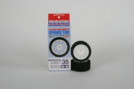 Tamiya RC GP Frnt Sponge Tires 35 - 26mm width