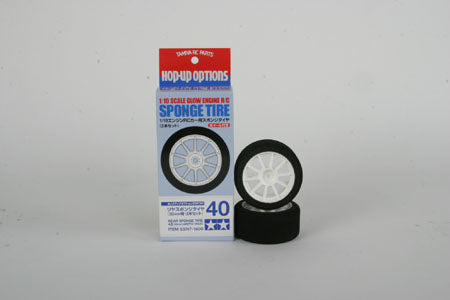 Tamiya RC GP Rear Sponge Tires 40 - 30mm width
