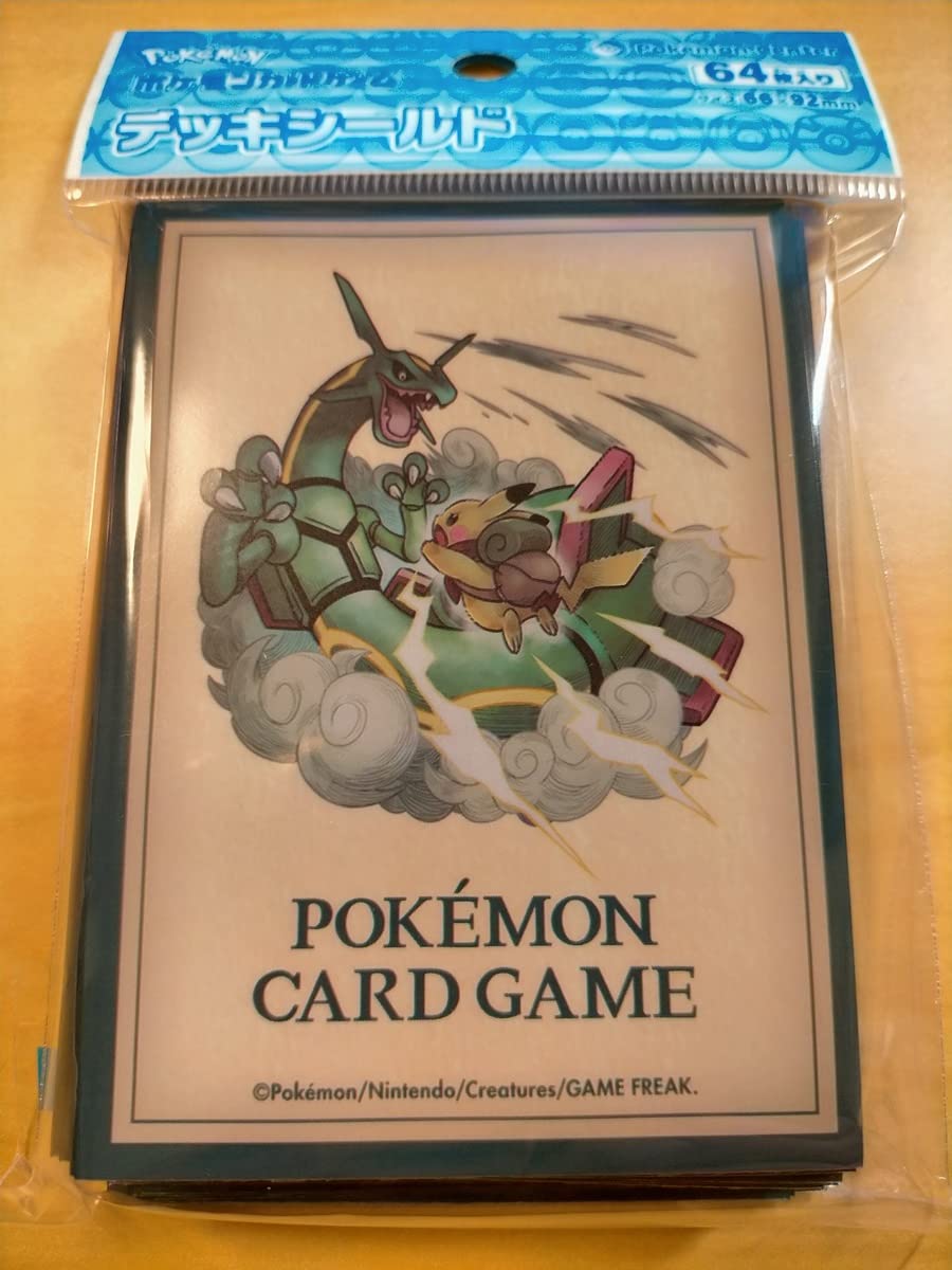 ポケモンセンターオリジナル ポケモンカードゲーム デッキシールド PIKACHU ADVENTURE レックウザ - BanzaiHobby