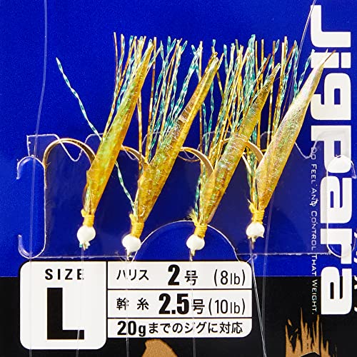 メジャークラフト ジグパラマイクロショアジギサビキ 金タイプ JPSM-SABIKI/gold L - BanzaiHobby