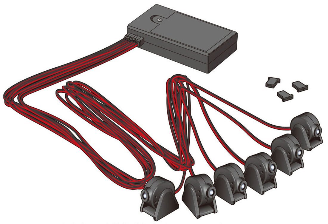 LED Interior Lighting Set, Light Color White Light (kit C2)