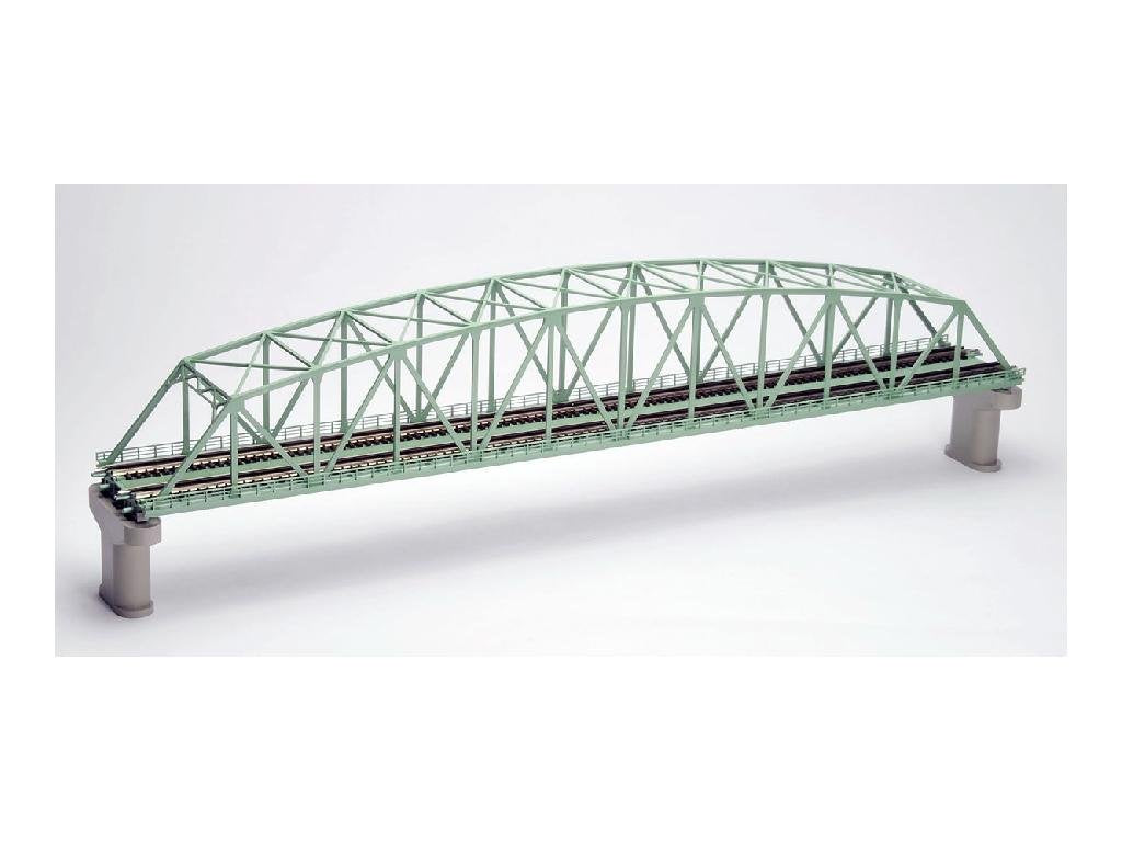 Double Track Curved-Chord Truss Bridge Set (F) (2 green)