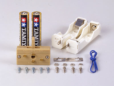 70152 R03/AAA/UM4 Separated Batt Box - w/Switch