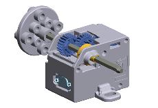 9 Mini Motor Low Speed Gearbox - 4-Speed