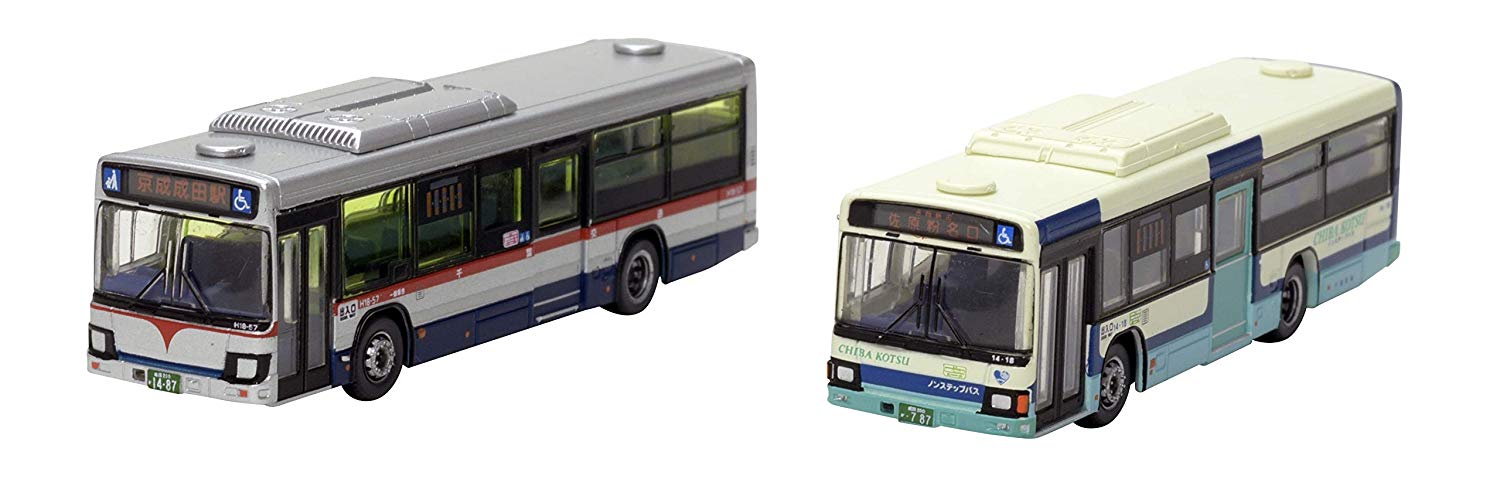 The Bus Collection Chiba Kotsu Old and New Color (2-Car Set)