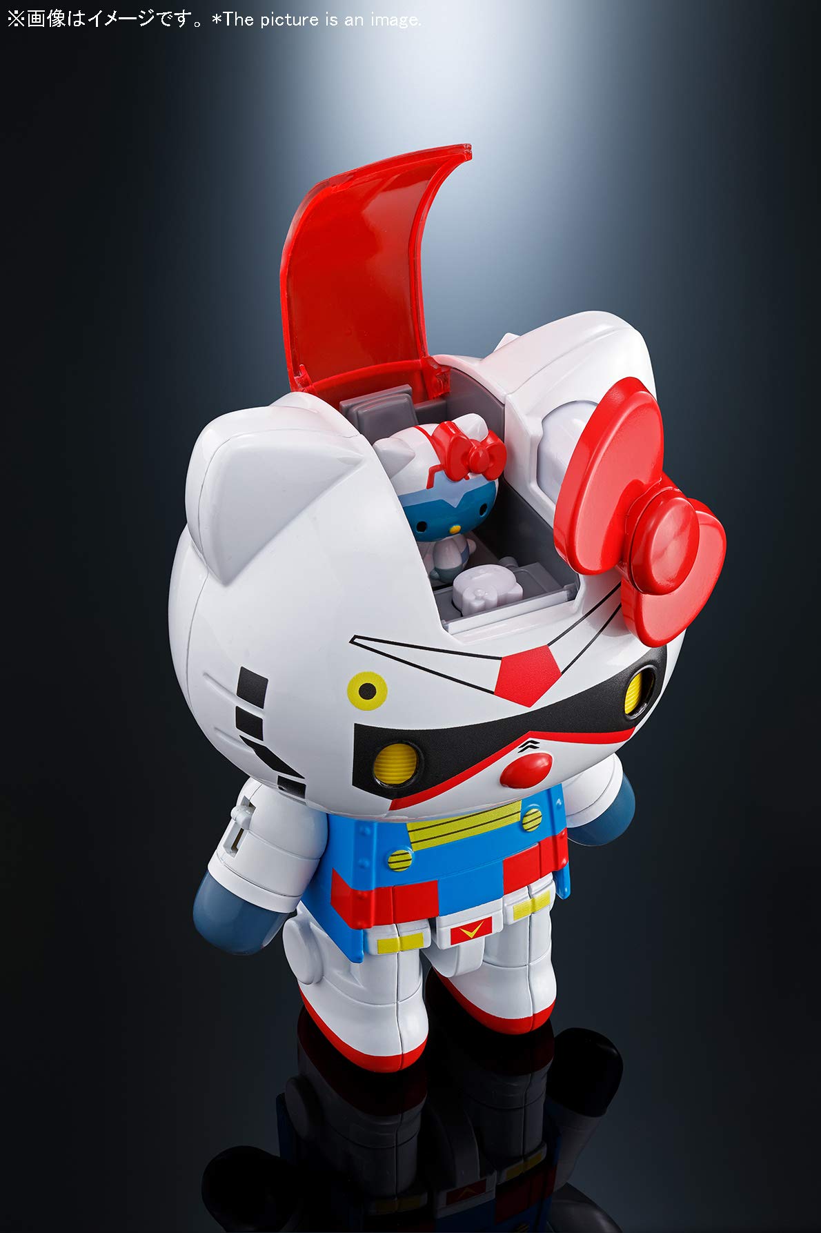 超合金 ガンダムハローキティ ダイキャスト&ABS製 塗装済み可動フィギュア - BanzaiHobby