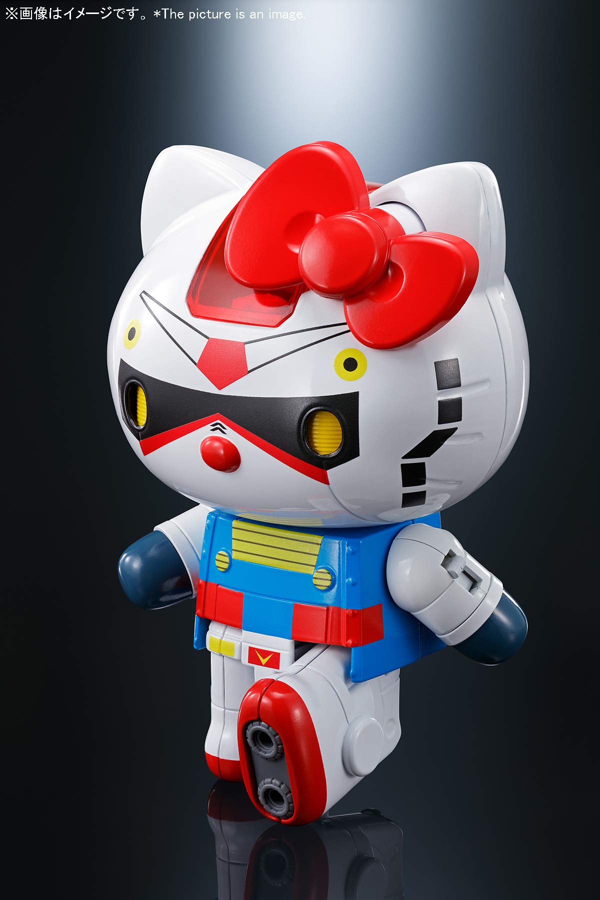 超合金 ガンダムハローキティ ダイキャスト&ABS製 塗装済み可動フィギュア - BanzaiHobby