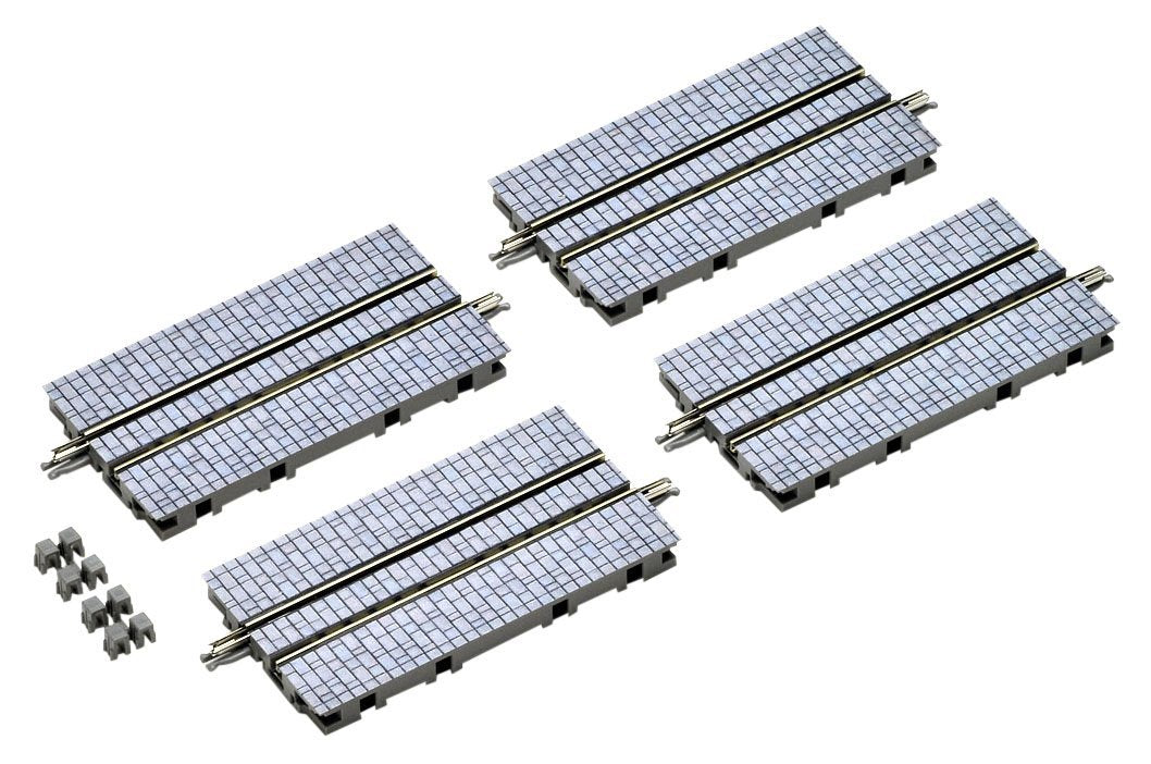 Fine Track Wide Tram Straight Tracks S70-WT-S (F) (Stone)