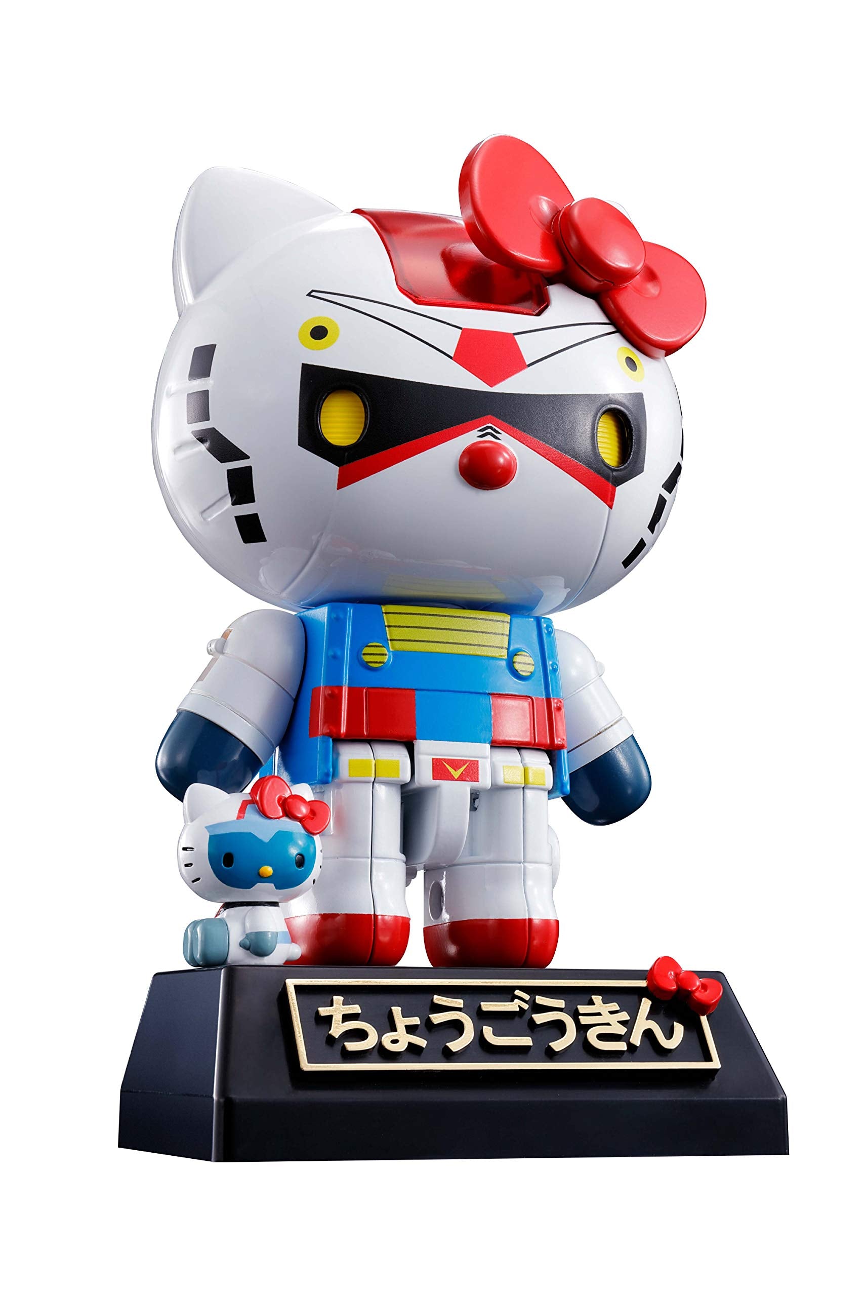 超合金 ガンダムハローキティ ダイキャスト&ABS製 塗装済み可動フィギュア - BanzaiHobby