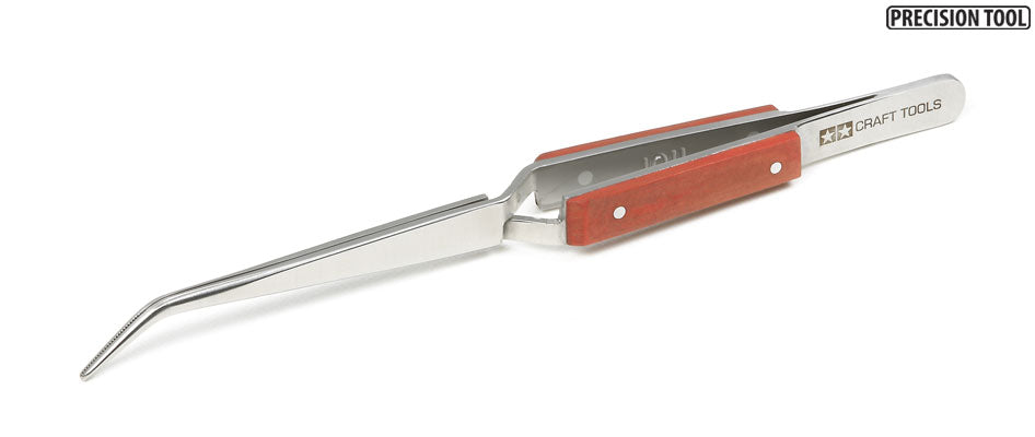 74102 HG Angled Tweezers - Reverse Action