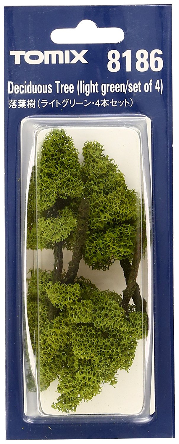 Deciduous Tree (Light Green/Set of 4)