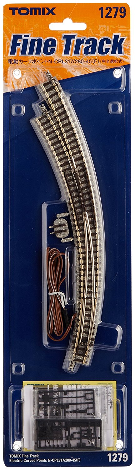Fine Track Electric Curved Points N-CPL317/280-45 (F)
