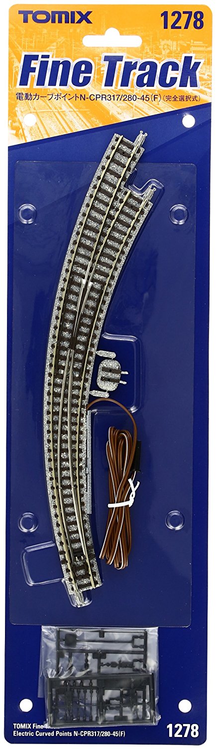 Electric Curved Points N-CPR317/280-45 (F) (Electrofrog Type)