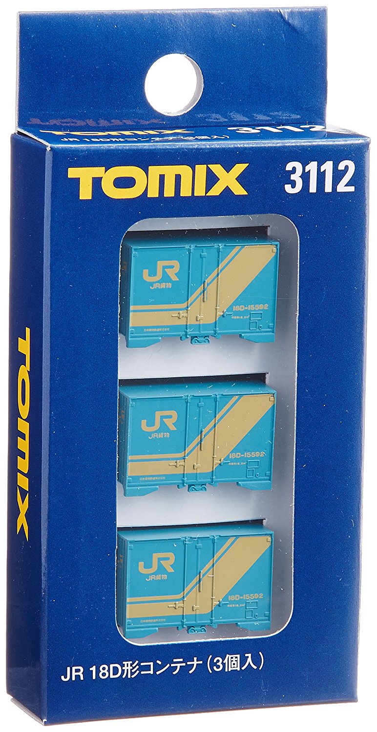 J.R. Container Type 18D (5t Container) (3pcs.)