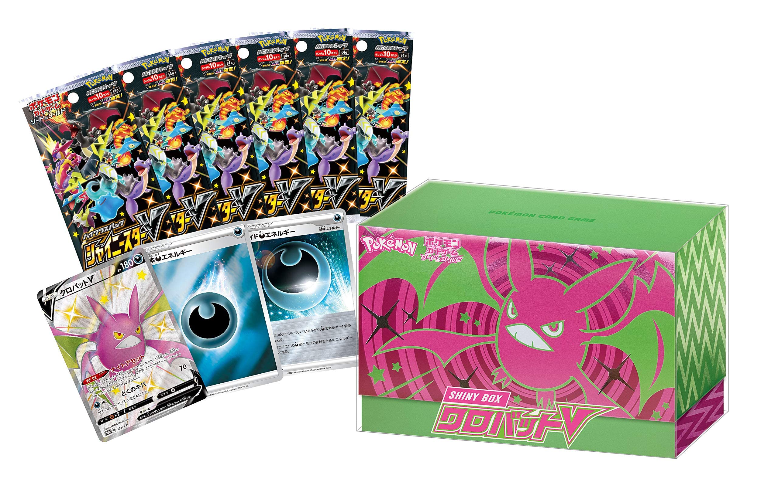 ポケモンカードゲーム ソード&シールド シャイニーボックス クロバットV - BanzaiHobby