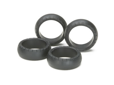 AO-1029 Mini4WD Large Dia Barrel Tires 4pcs