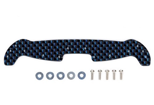 95004 HG Carbon Wide Front Plate for AR Chassis 2mm/Blue