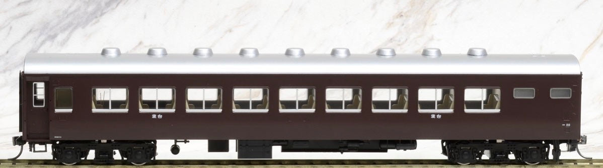 HO-5018 1/80(HO) J.N.R. Passenger Car Type OHANE17 (Brown)