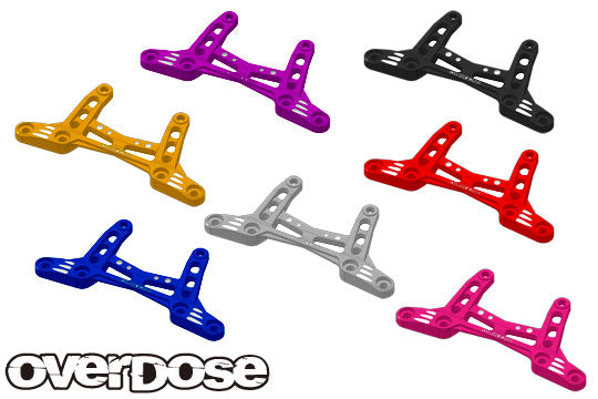 OD2094 Aluminium Front Brace Type-2 Pink for Drift Package