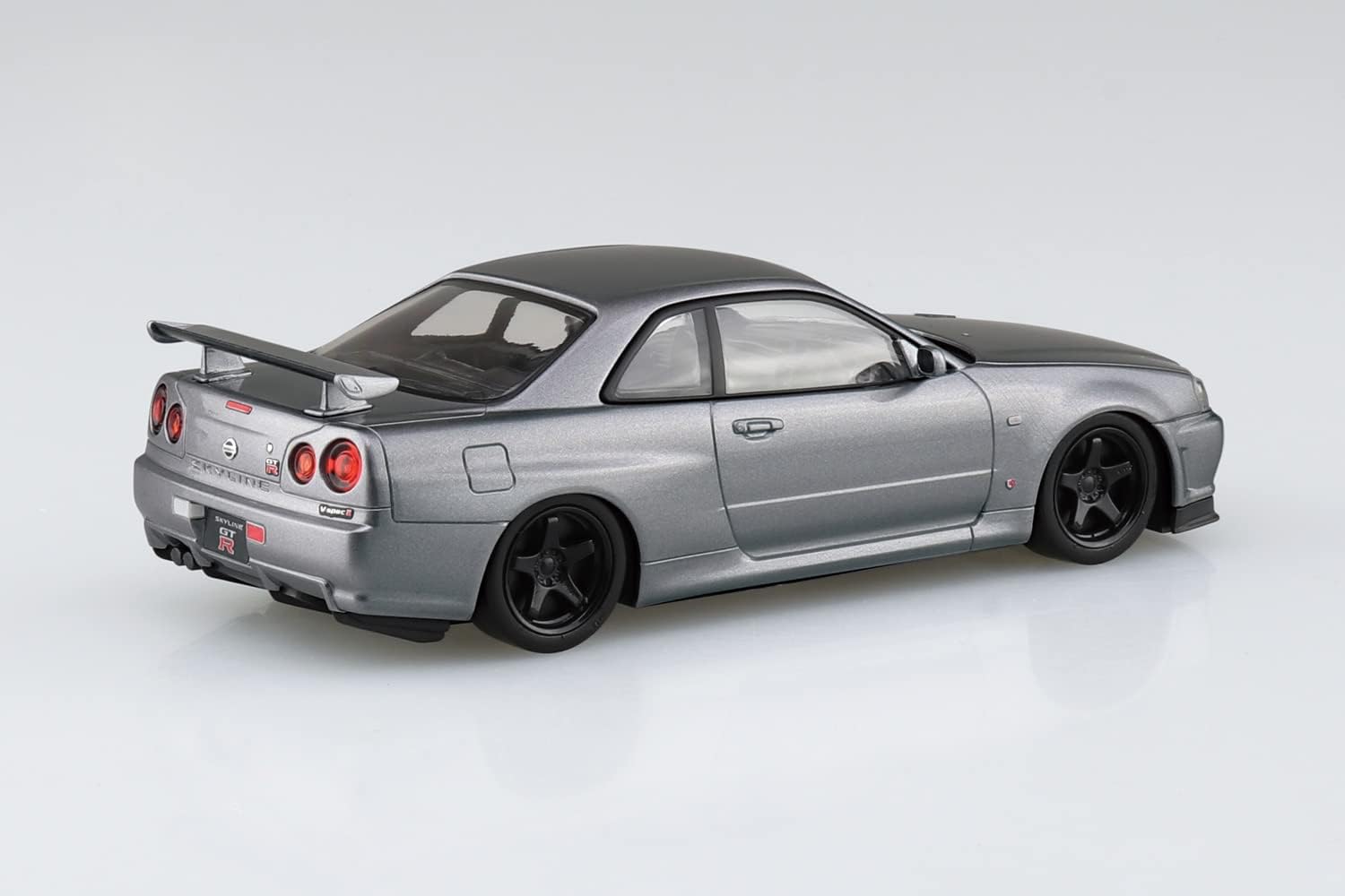 Nissan R34 Skyline GT-R Custom Wheels (Athlete Silver)
