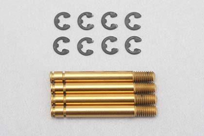 B7-S5NT SLF Normal Shock Shaft for BD7-2014 (Titanium Coat/4pcs)