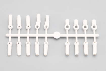 BM-206W Rod End Plastic Parts (White)