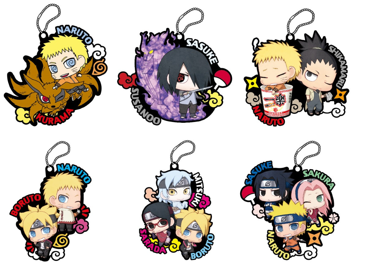 Rubber Mascot Boruto "Our grown Selves dattebayo!" (Set of 6)