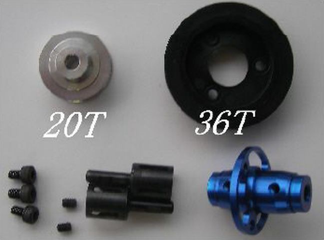DL063 Re-R (D08) 1.5 Counter pulley set