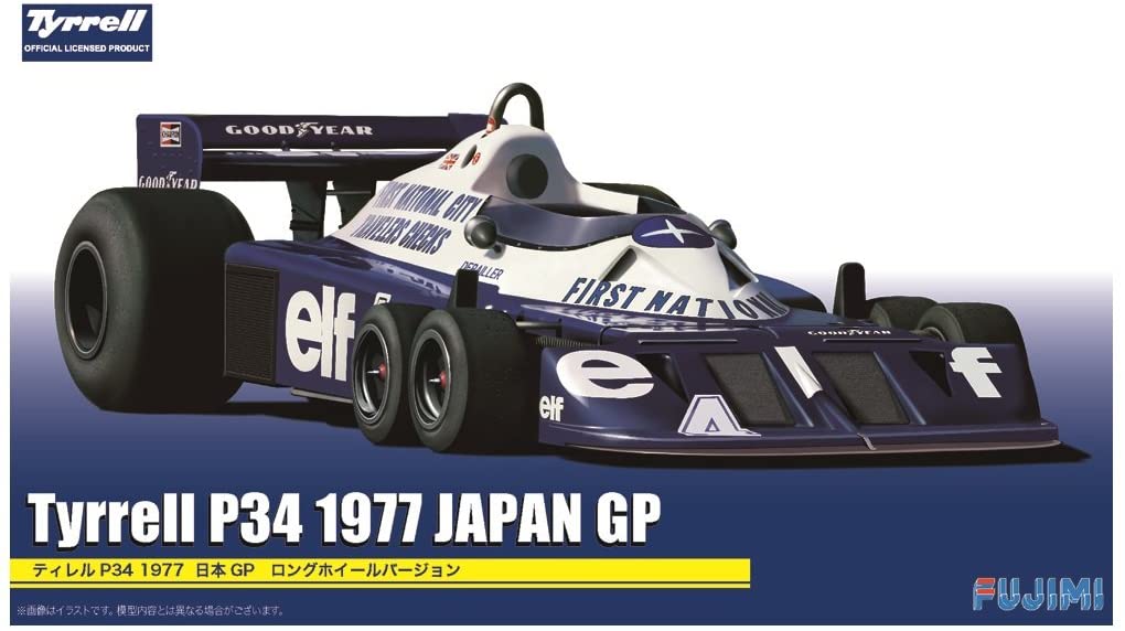 Tyrrell P34 1977 Japan GP Long Wheel Version (#3 Ronnie Peterson