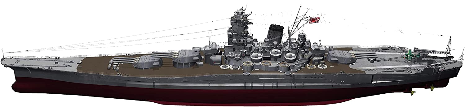IJN Battleship Musashi (1942) Full Hull Model