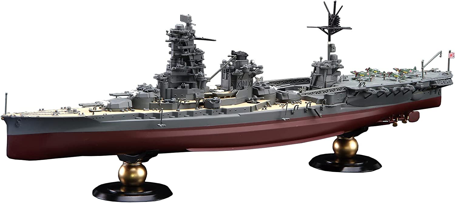 IJN Aircraft Battleship Ise Full Hull Model Special Version w/Ph