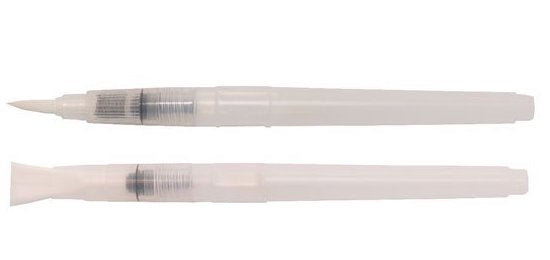 MBS01 Mr.Water Brush Pen Set with Tank [Thin Brush / Flat Brush]