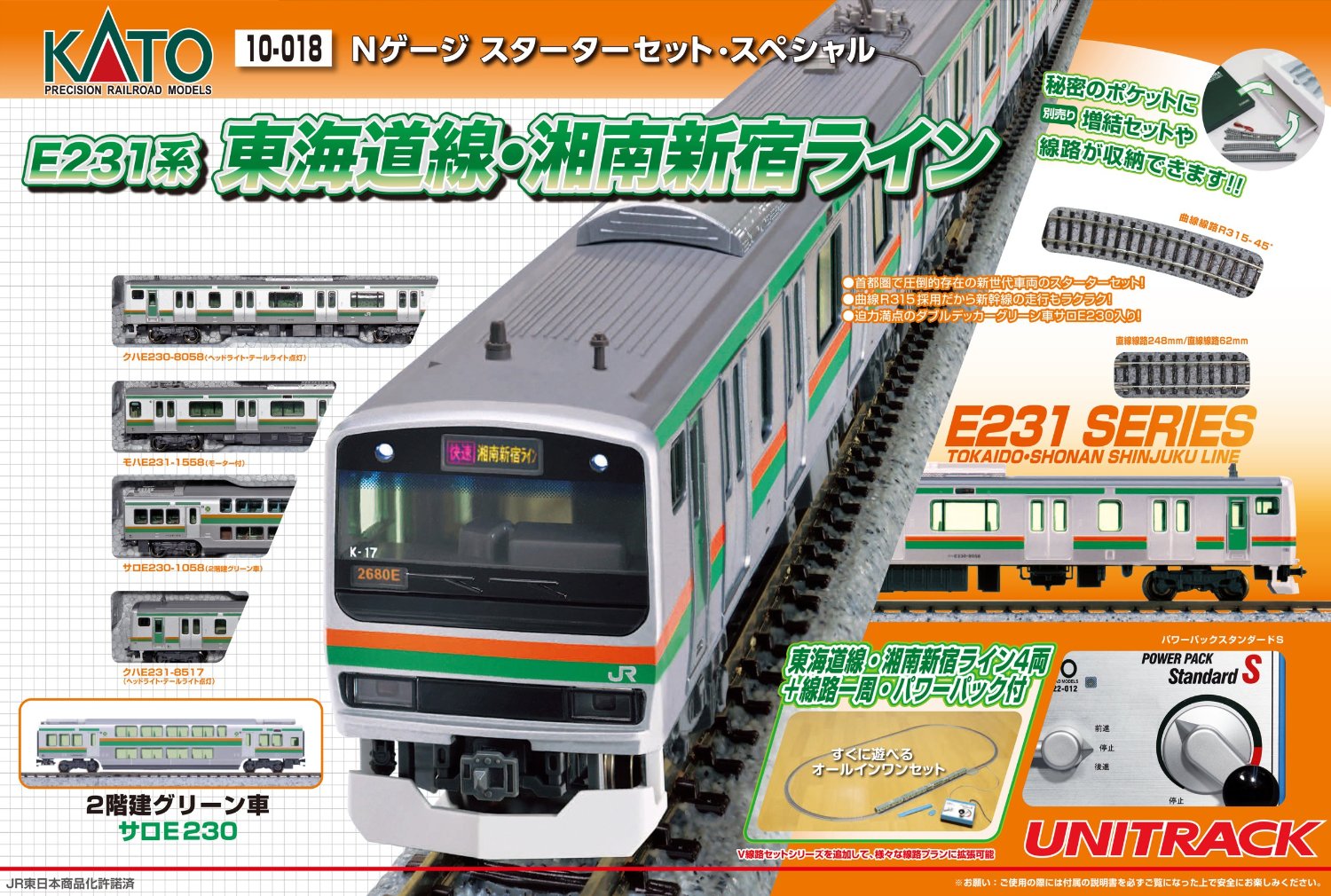 10-018 Starter set E231 Tokaidou,Shounan-Shinjuku Line