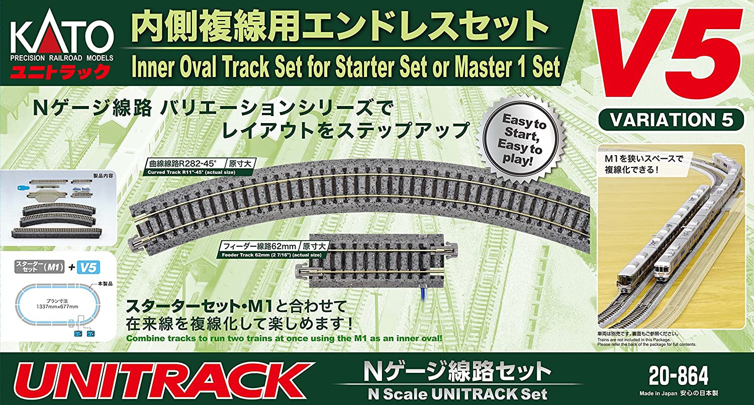 20-864 Unitrack [V5] Inside Double-Track Line Endless Set (Varia